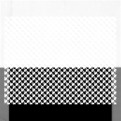 Black And White Checkerboard Weimaraner Rectangular Jigsaw Puzzl by PodArtist