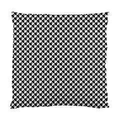 Black And White Checkerboard Weimaraner Standard Cushion Case (two Sides) by PodArtist