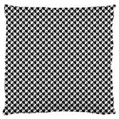 Black And White Checkerboard Weimaraner Large Flano Cushion Case (one Side)