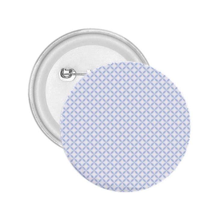 Alice Blue Quatrefoil in an English Country Garden 2.25  Buttons