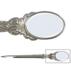 Alice Blue Quatrefoil In An English Country Garden Letter Openers by PodArtist