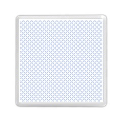 Alice Blue Quatrefoil In An English Country Garden Memory Card Reader (square)  by PodArtist