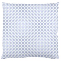 Alice Blue Quatrefoil In An English Country Garden Standard Flano Cushion Case (one Side) by PodArtist