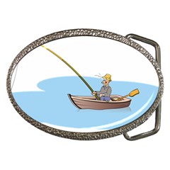 Fishing Fish Fisherman Boat Mare Belt Buckles by Sapixe