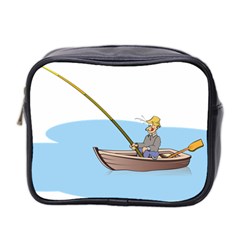 Fishing Fish Fisherman Boat Mare Mini Toiletries Bag 2-side by Sapixe