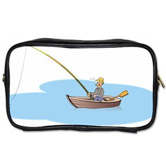 Fishing Fish Fisherman Boat Mare Toiletries Bags by Sapixe