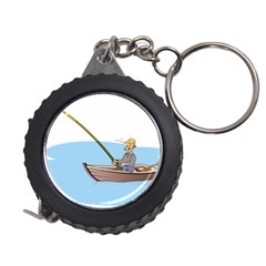 Fishing Fish Fisherman Boat Mare Measuring Tape by Sapixe