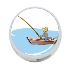 Fishing Fish Fisherman Boat Mare 4-port Usb Hub (two Sides)  by Sapixe