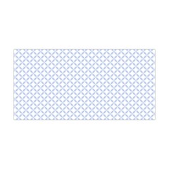 Alice Blue Quatrefoil In An English Country Garden Yoga Headband by PodArtist