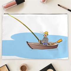 Fishing Fish Fisherman Boat Mare Cosmetic Bag (xxl)  by Sapixe