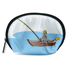 Fishing Fish Fisherman Boat Mare Accessory Pouches (medium)  by Sapixe