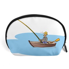 Fishing Fish Fisherman Boat Mare Accessory Pouches (large)  by Sapixe