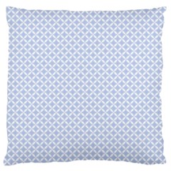 Alice Blue Quatrefoil In An English Country Garden Standard Flano Cushion Case (two Sides) by PodArtist