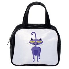 Cat Clipart Animal Cartoon Pet Classic Handbags (one Side) by Sapixe