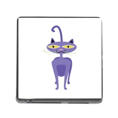 Cat Clipart Animal Cartoon Pet Memory Card Reader (square) by Sapixe