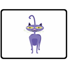 Cat Clipart Animal Cartoon Pet Fleece Blanket (large)  by Sapixe