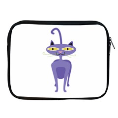 Cat Clipart Animal Cartoon Pet Apple Ipad 2/3/4 Zipper Cases by Sapixe