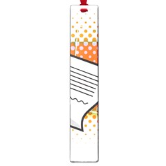 Letter Paper Note Design White Large Book Marks by Sapixe