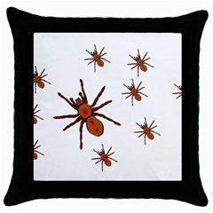 Nature Insect Natural Wildlife Throw Pillow Case (black) by Sapixe