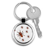 Nature Insect Natural Wildlife Key Chains (Round)  Front