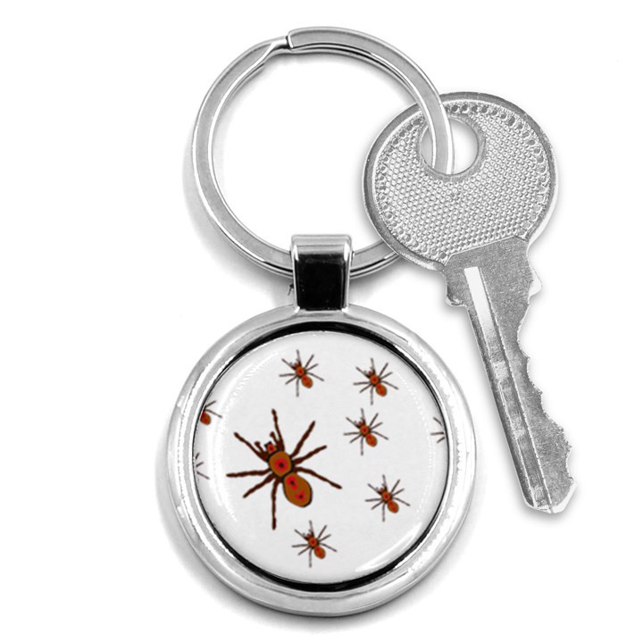 Nature Insect Natural Wildlife Key Chains (Round) 