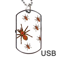 Nature Insect Natural Wildlife Dog Tag Usb Flash (two Sides) by Sapixe