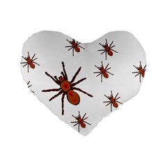 Nature Insect Natural Wildlife Standard 16  Premium Heart Shape Cushions by Sapixe