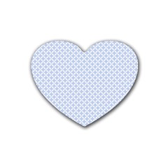 Alice Blue Hearts In An English Country Garden Heart Coaster (4 Pack)  by PodArtist