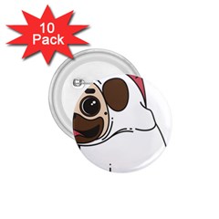 Pug Unicorn Dog Animal Puppy 1 75  Buttons (10 Pack) by Sapixe