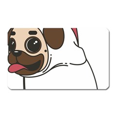 Pug Unicorn Dog Animal Puppy Magnet (rectangular) by Sapixe