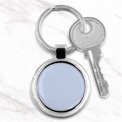 Alice Blue White Kisses In English Country Garden Key Chains (round)  by PodArtist