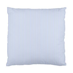 Alice Blue Pinstripe In An English Country Garden Standard Cushion Case (one Side) by PodArtist