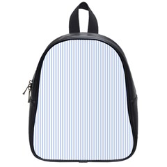 Alice Blue Pinstripe In An English Country Garden School Bag (small) by PodArtist