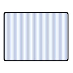 Alice Blue Pinstripe In An English Country Garden Double Sided Fleece Blanket (small)  by PodArtist