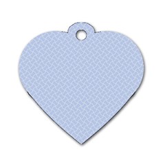 Alice Blue Mini Footpath In English Country Garden  Dog Tag Heart (two Sides) by PodArtist