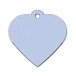 Alice Blue Mini Footpath in English Country Garden  Dog Tag Heart (Two Sides) Back