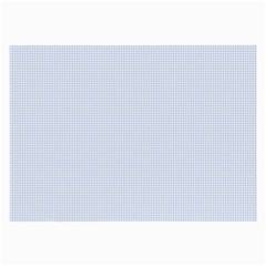 Alice Blue Houndstooth In English Country Garden Large Glasses Cloth (2-side) by PodArtist