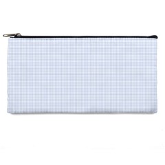 Alice Blue Houndstooth In English Country Garden Pencil Cases by PodArtist