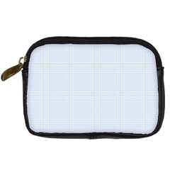 Alice Blue Houndstooth In English Country Garden Digital Camera Cases by PodArtist