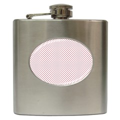 Usa Flag Red Stars On White Hip Flask (6 Oz) by PodArtist