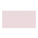 USA Flag Red Stars on White Satin Wrap Front