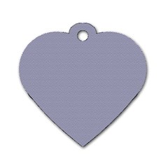 Usa Flag Blue & White Wavy Zigzag Chevron Stripes Dog Tag Heart (two Sides) by PodArtist