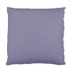 Usa Flag Blue And White Gingham Checked Standard Cushion Case (two Sides) by PodArtist