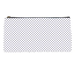 Usa Flag Blue Stars On White Pencil Cases by PodArtist