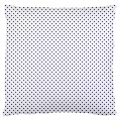 Usa Flag Blue Stars On White Large Cushion Case (one Side) by PodArtist