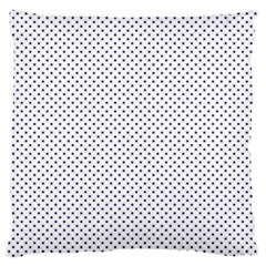 Usa Flag Blue Stars On White Standard Flano Cushion Case (one Side) by PodArtist