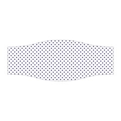 Usa Flag Blue Stars On White Stretchable Headband by PodArtist