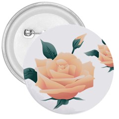 Rose Flower Nature Floral Summer 3  Buttons