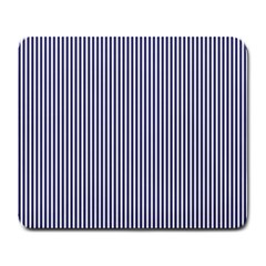 Usa Flag Blue And White Stripes Large Mousepads by PodArtist