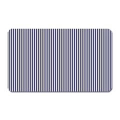 Usa Flag Blue And White Stripes Magnet (rectangular) by PodArtist